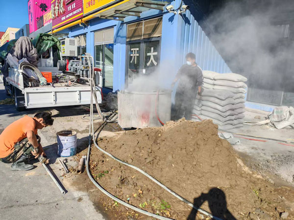 察布查尔顶管注浆加固